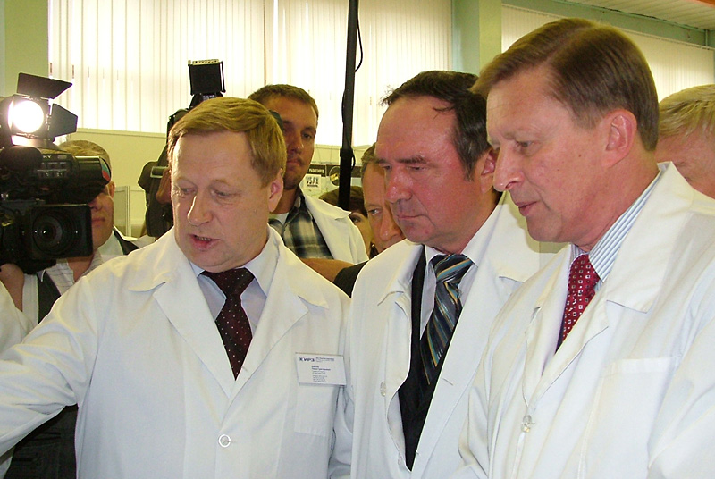 The First Deputy Prime Minister of Russia Sergei Ivanov at IRZ